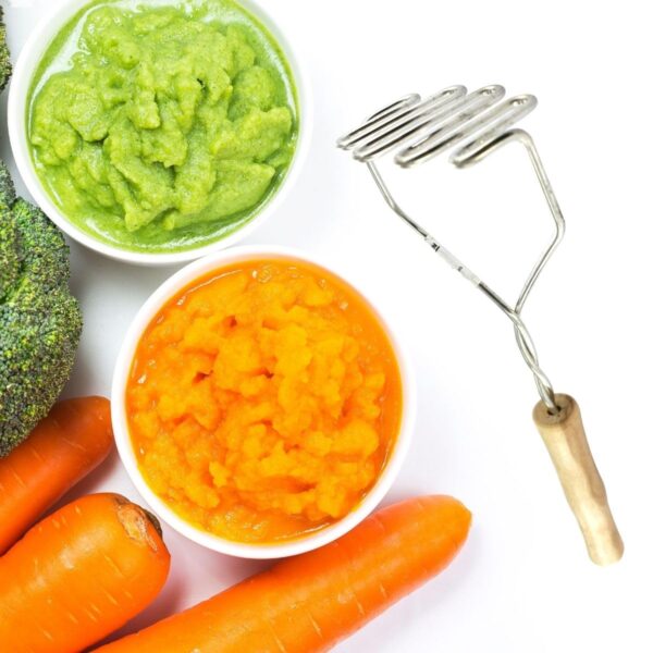 TopCuisson 521417 Presse purée manuel, presse légumes, presse purée professionnel, écrase légumes, Bois, Acier inoxydable, 29 x 9,5 x 5,5 cm, Marron – Image 6